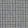 Tissu pour manteau en laine mélangée à petits carreaux – beige/bleu,  thumbnail number 1