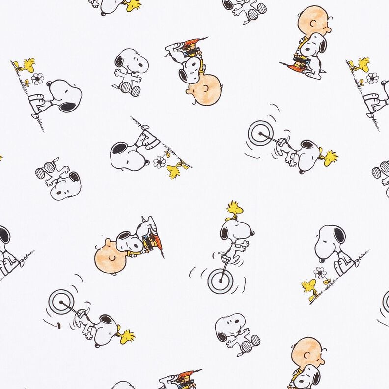 Jersey coton Snoopy et Charlie Brown – blanc,  image number 1
