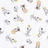 Jersey coton Snoopy et Charlie Brown – blanc,  thumbnail number 1
