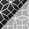 Tissu de décoration Canvas Kaléidoscope – noir/blanc,  thumbnail number 4