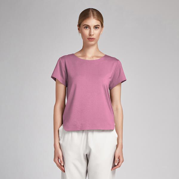 Popeline coton Uni – violet pastel,  image number 6