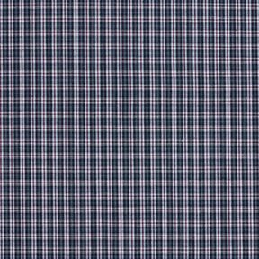 Tissu pour chemise à doubles carreaux – bleu marine/rouge bordeaux, 
