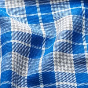 Viscose mélangée Prince de Galles – bleu, 