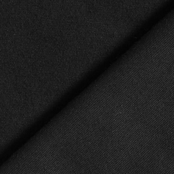 Flanelle coton Uni – noir,  image number 4