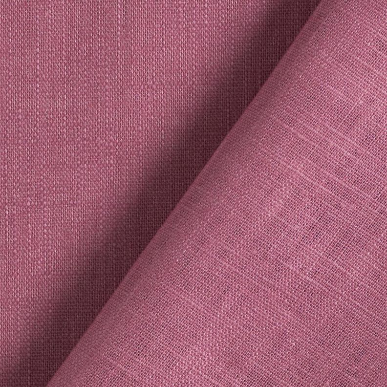 Tissu de lin en ramie mélangée medium – vieux rose foncé,  image number 3