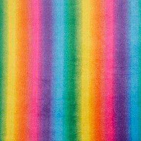Fourrure synthétique arc-en-ciel coloré, 