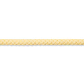 Cordon en coton [Ø 7 mm] – jaune vanille, 