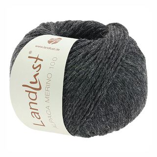 LANDLUST Alpaca Merino 100, 50g | Lana Grossa – anthracite, 