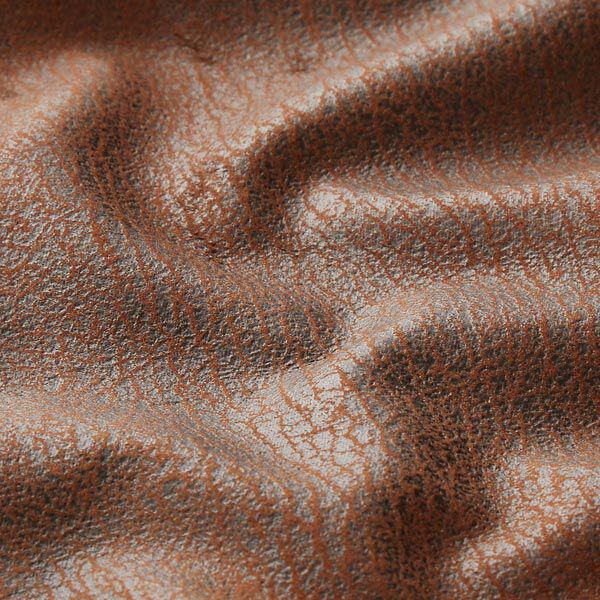 Tissu d’ameublement Imitation cuir Pamero – marron moyen,  image number 2