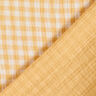 Tissu double gaze de coton Carreaux vichy à fil teinté – or ancien/blanc,  thumbnail number 1