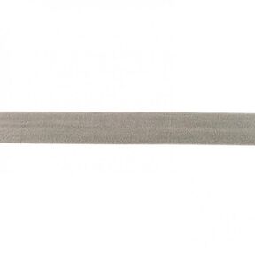 Bande à border élastique  mat [20 mm] – gris, 