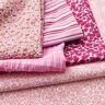Jersey coton Ringelstreifen – mauve/rose vif,  thumbnail number 5