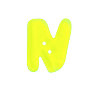 Bouton lettre fluo – N, 