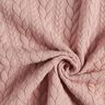 Jersey jacquard Cloqué Torsades – rosé,  thumbnail number 3