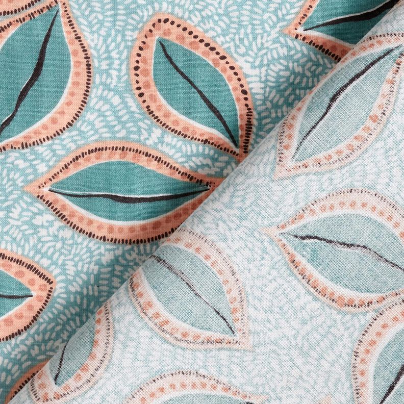 Tissu en coton Cretonne Feuilles artistiques – eucalyptus,  image number 4