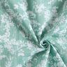 Tissu double gaze de coton Blumenmuster – eucalyptus/blanc,  thumbnail number 3