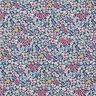 Tissu de décoration Semi-panama Petites fleurs – bleu marine,  thumbnail number 1