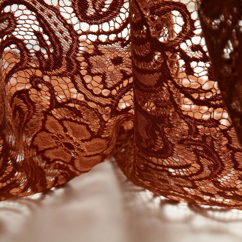 Bouclé Dentelle florale – cuivre,  image number 5