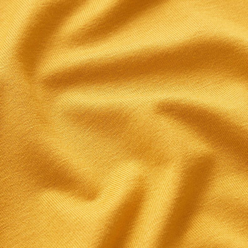 Jersey d’été médium en viscose – jaune curry,  image number 2