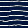 Jersey éponge rayures – bleu nuit/ivoire,  thumbnail number 2