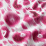 GOTS French Terry Batik motif léopard | TCC x LOOKS by Wolfgang Joop – pourpre/blanc,  thumbnail number 3