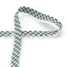 Biais Vichy à carreaux avec bordure au crochet [20 mm] – vert foncé,  thumbnail number 1
