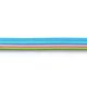 Trio passepoil [ 15 mm ] – vert herbe/bleu turquoise,  thumbnail number 2