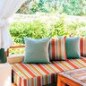 Tissu d’extérieur Canvas Rayures – orange/rouge,  thumbnail number 8