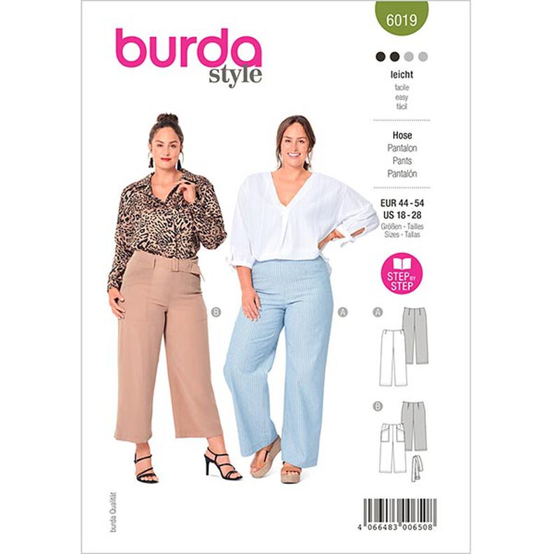 Pantalon,Burda 6019 | 44 - 54,  image number 1