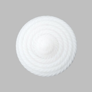 Bouton en plastique, Glandorf – blanc, 