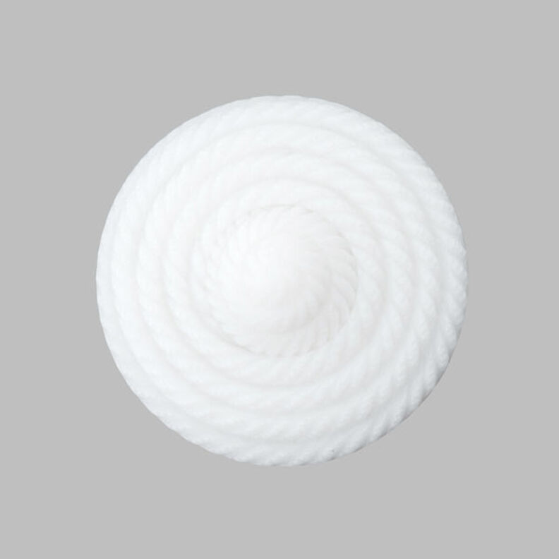 Bouton en plastique, Glandorf – blanc,  image number 1