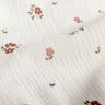 Tissu double gaze de coton Fleurs – blanc,  thumbnail number 2
