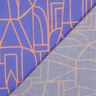 Voile de coton Town | Nerida Hansen – lilas bleu/orange pêche,  thumbnail number 4