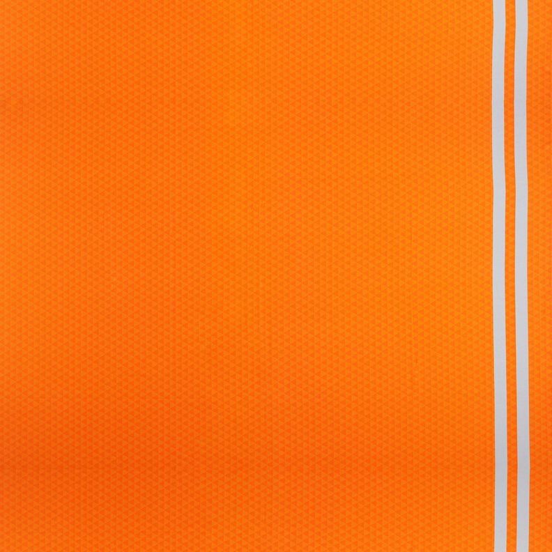 French Terry Sweat d’été Tissu bordure Ouvrier du bâtiment d’un jour – orange clair/argent,  image number 5