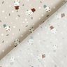Tissu en coton Popeline Jolis bonhommes de neige – taupe clair,  thumbnail number 4