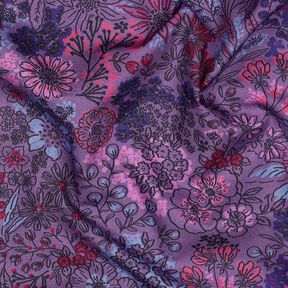 Popeline coton Fleurs sauvages | Poppy Fabrics – lavande, 