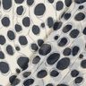 Chiffon cercles abstraits – blanc/noir,  thumbnail number 4