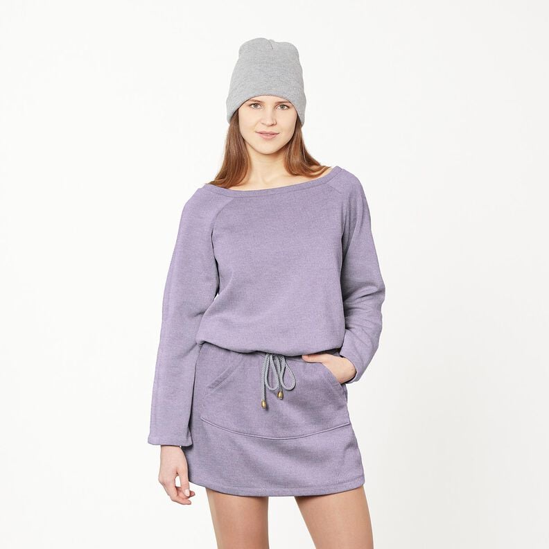 Tissu maille Mélange viscose super doux – mauve,  image number 6