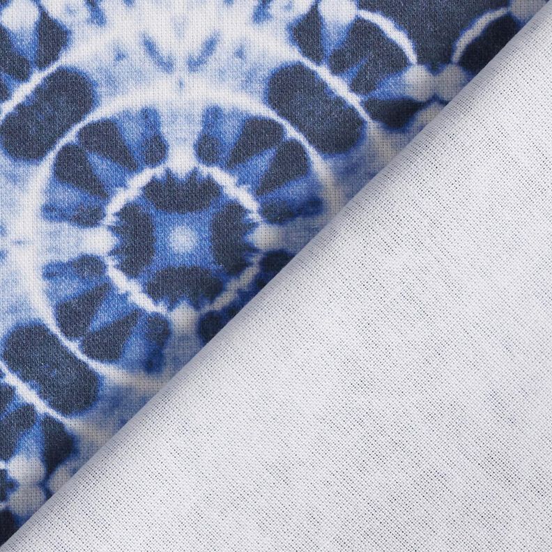 Tissu de décoration Canvas Batik-Kreise – indigo/blanc, image number 4