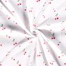 Tissu double gaze de coton Cerises aquarelle Impression numérique – blanc,  thumbnail number 3