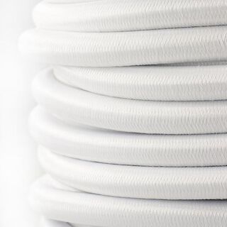 Extérieur Cordelette en caoutchouc [Ø 8 mm] – blanc, 