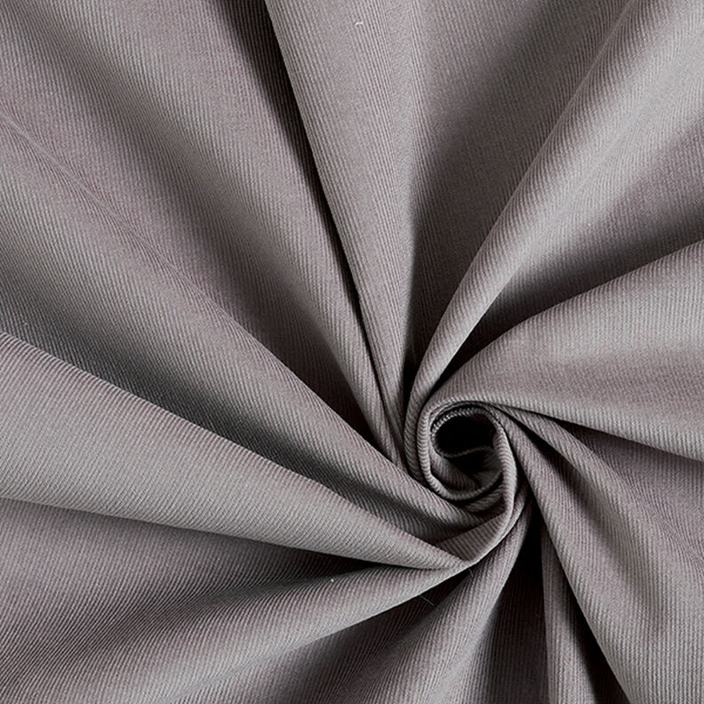 Velours milleraies Uni – gris, image number 1