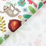 Popeline coton cacatoès, lion, paresseux et compagnie – blanc,  thumbnail number 4