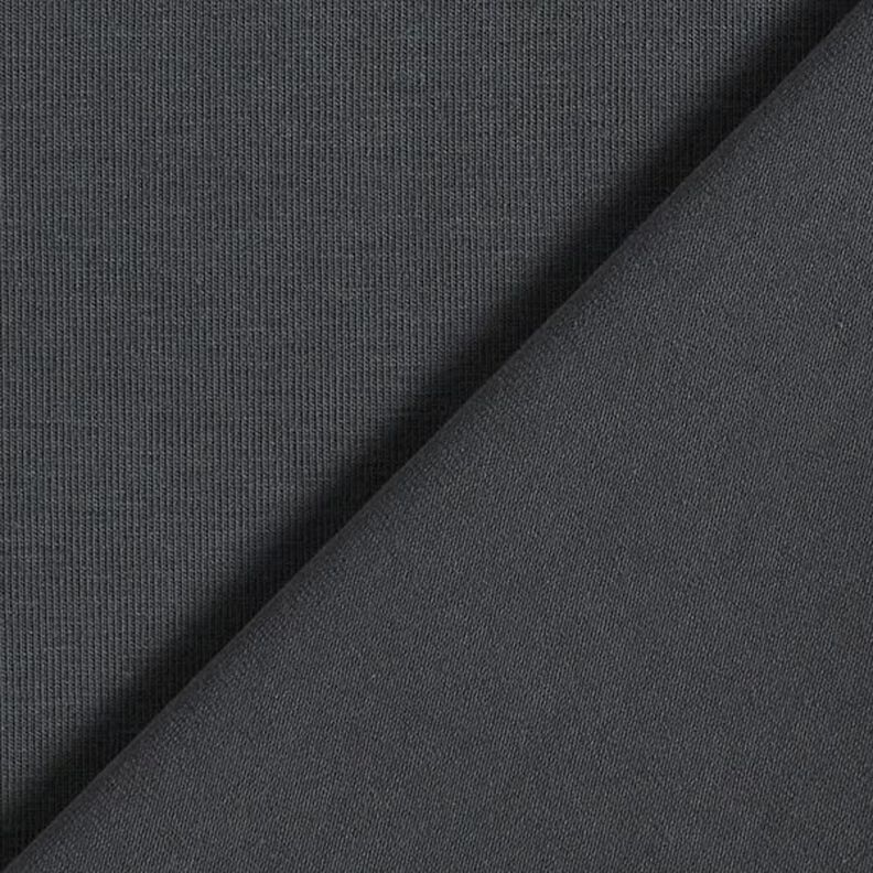 GOTS Jersey coton | Tula – gris foncé,  image number 3