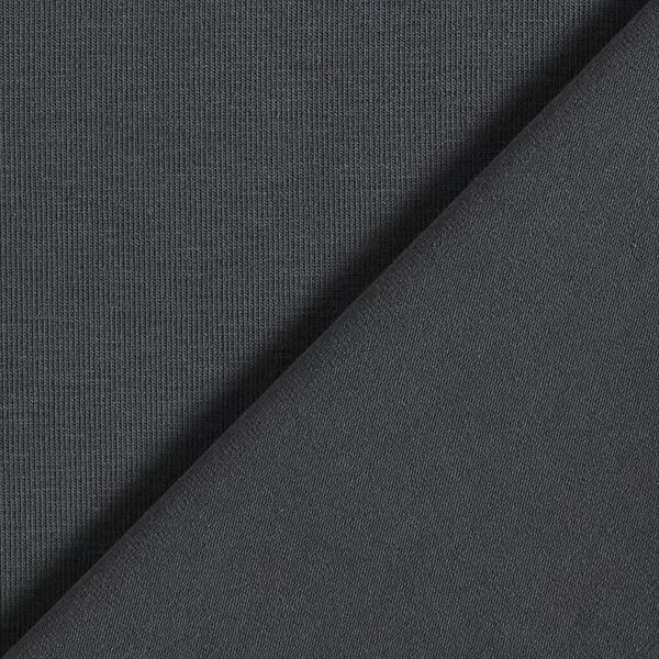 GOTS Jersey coton | Tula – gris foncé,  image number 3