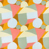 Popeline de coton Formes abstraites | Nerida Hansen – olive/homard,  thumbnail number 1