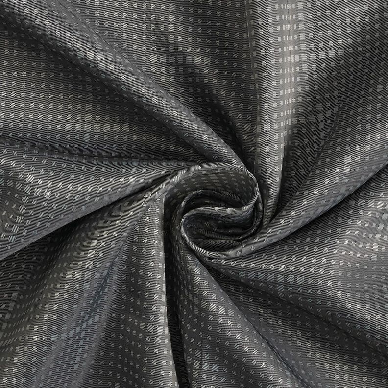 Tissu de doublure Jacquard Petites boîtes irrégulières – gris foncé,  image number 3