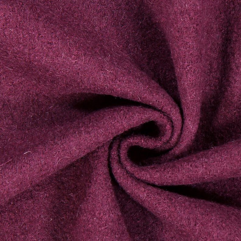 Loden de laine foulé – raisin, image number 1