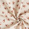 Tissu de décoration Semi-panama mini pères Noël – nature,  thumbnail number 3