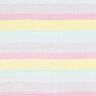 Polaire douillet Rayures arc-en-ciel pastel – jaune clair/rose,  thumbnail number 1